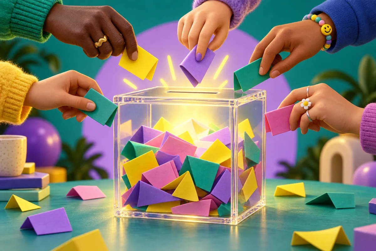 Original game artwork for The Secret Ballot